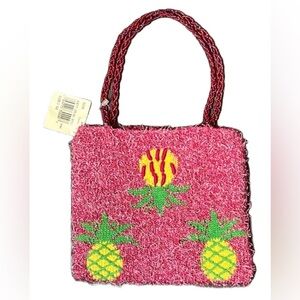 Inge Christopher NWT Pink Pineapple Bag